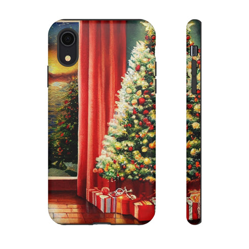 Christmas Tree in Cozy Holiday Home - Impact Resistant Phone Case iPhone XR Matte